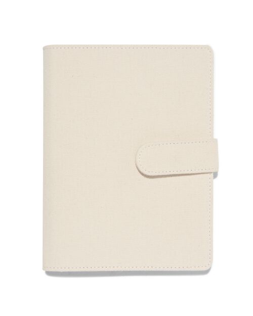 carnet rechargeable toile A5 rempli avec des lignes
