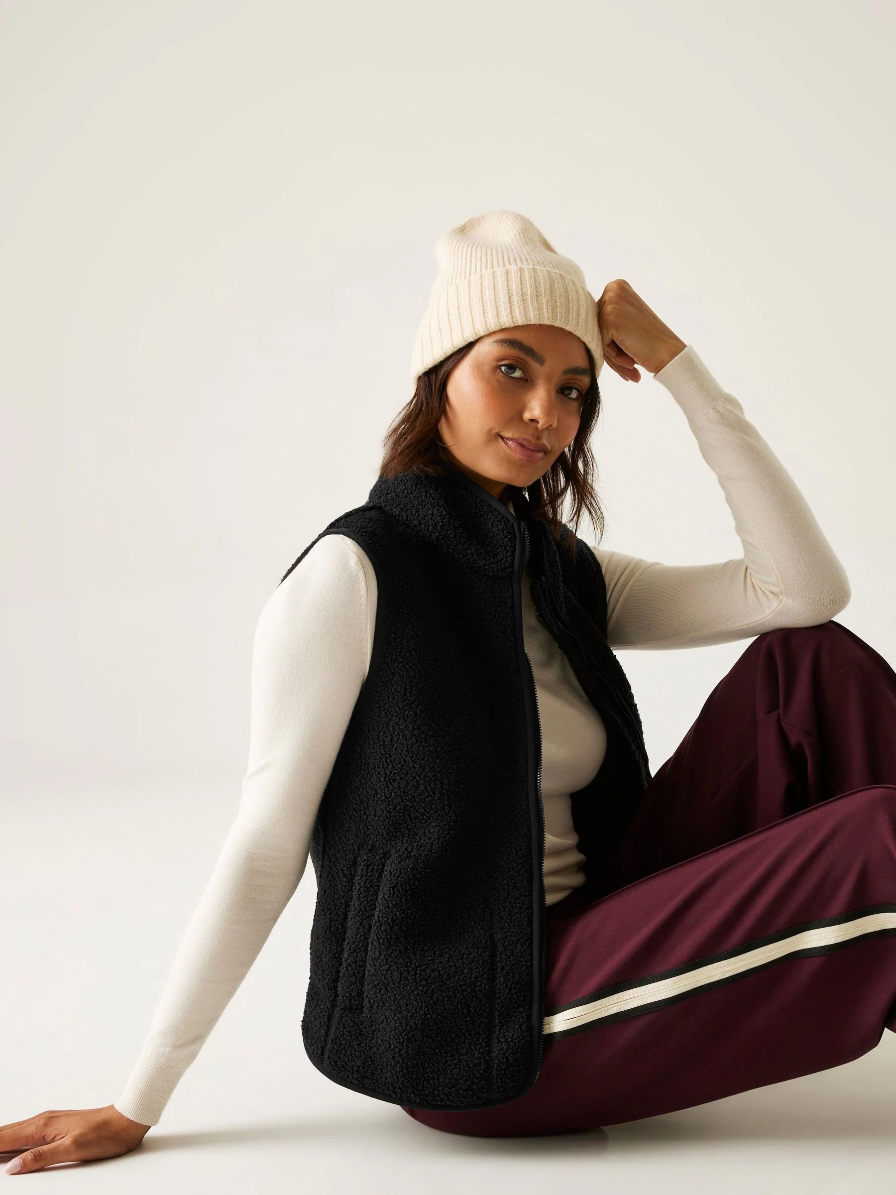 Zwart - Regatta Frankie Borg Bodywarmer Fleece