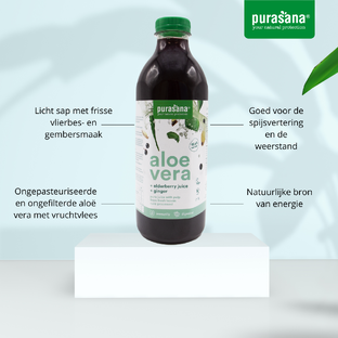 Purasana Aloë Vera Vlierbessen Sap 1LT