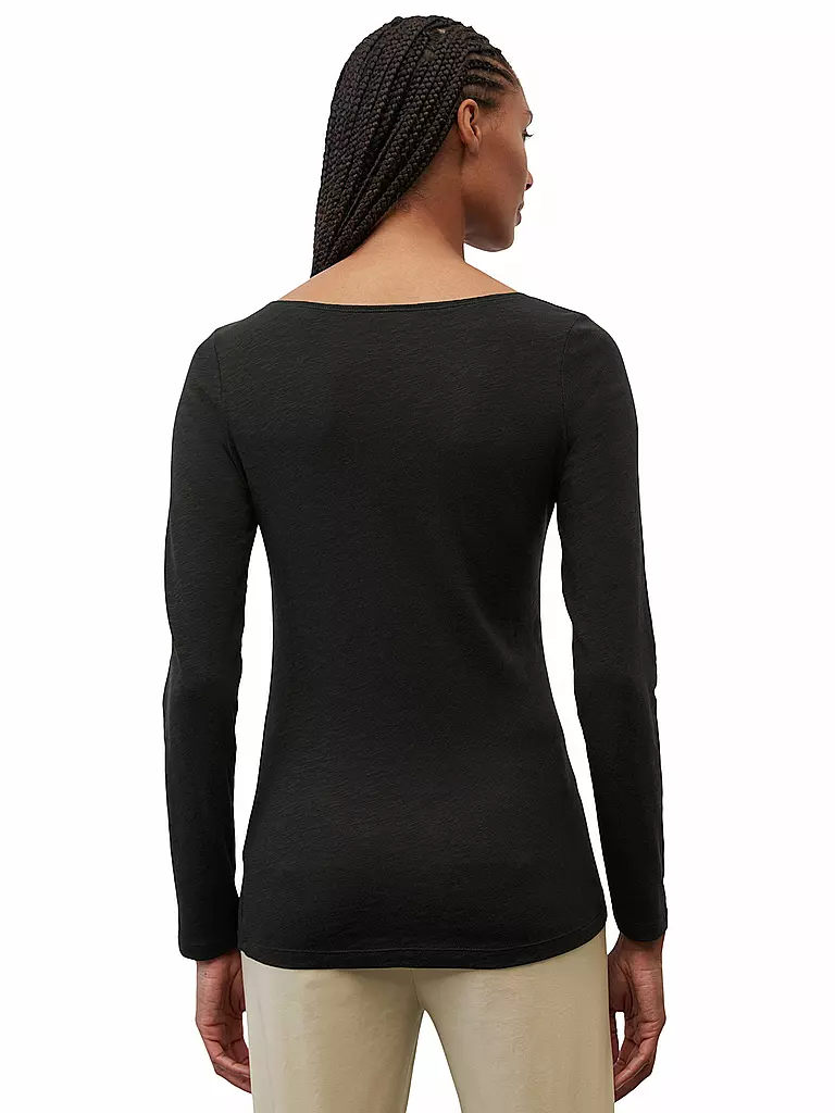 MARC O'POLO Langarmshirt schwarz