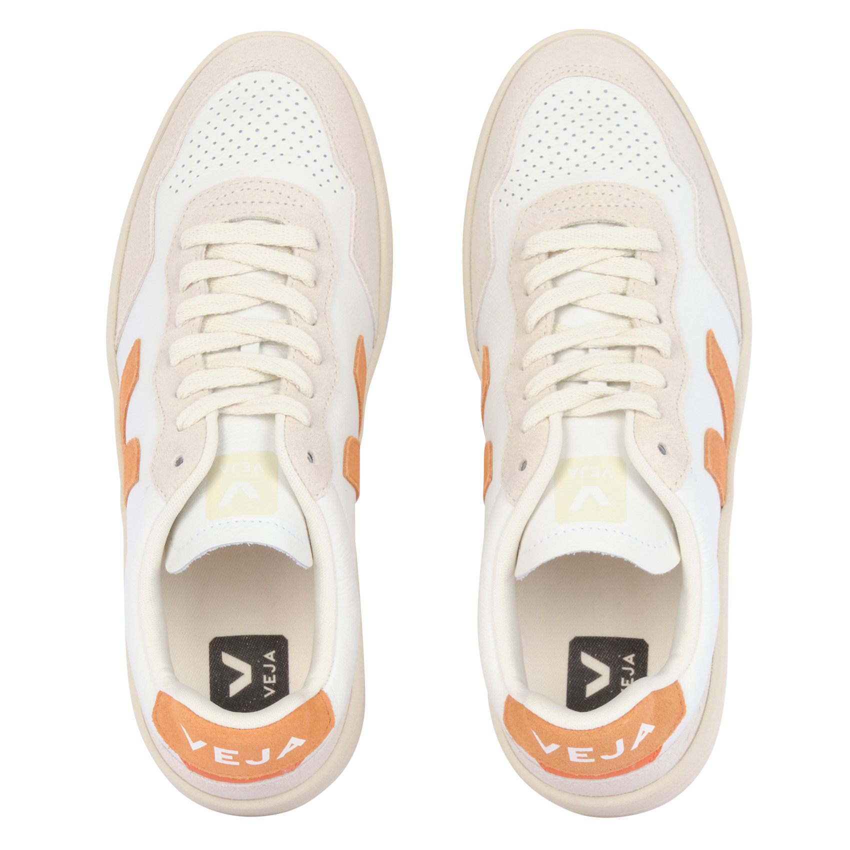 V-90 - Baskets basses en cuir| Multicolore