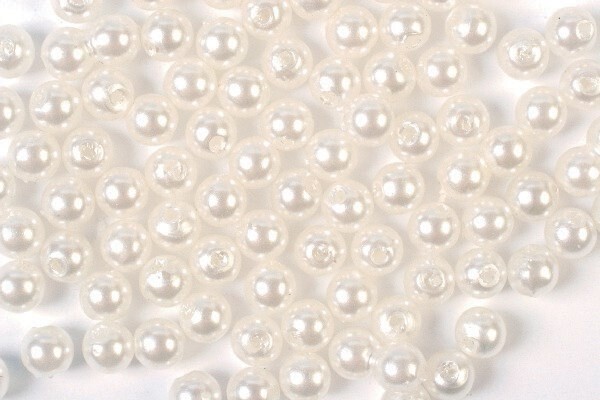 Voksperler - Hvid - 4 MM - 500 G