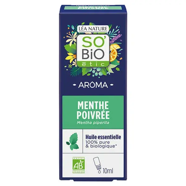 Óleo Essencial de Hortelã-Pimenta Orgânico So'Bio Étic 10ml