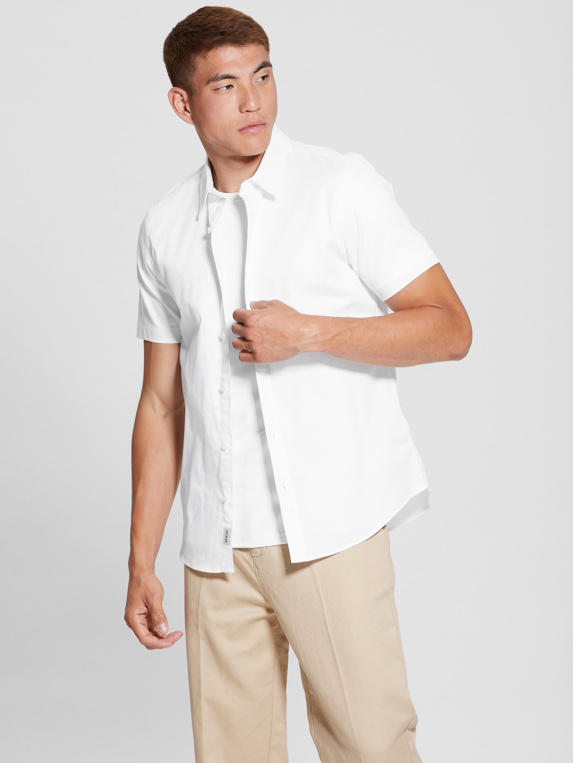 Camisa de manga curta Luxe Stretch