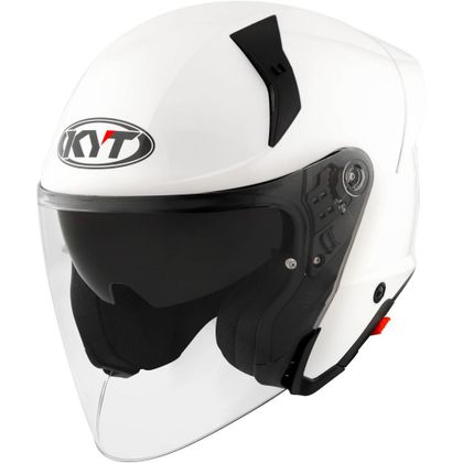 Casque KYT TTR-JET - PLAIN - Blanc