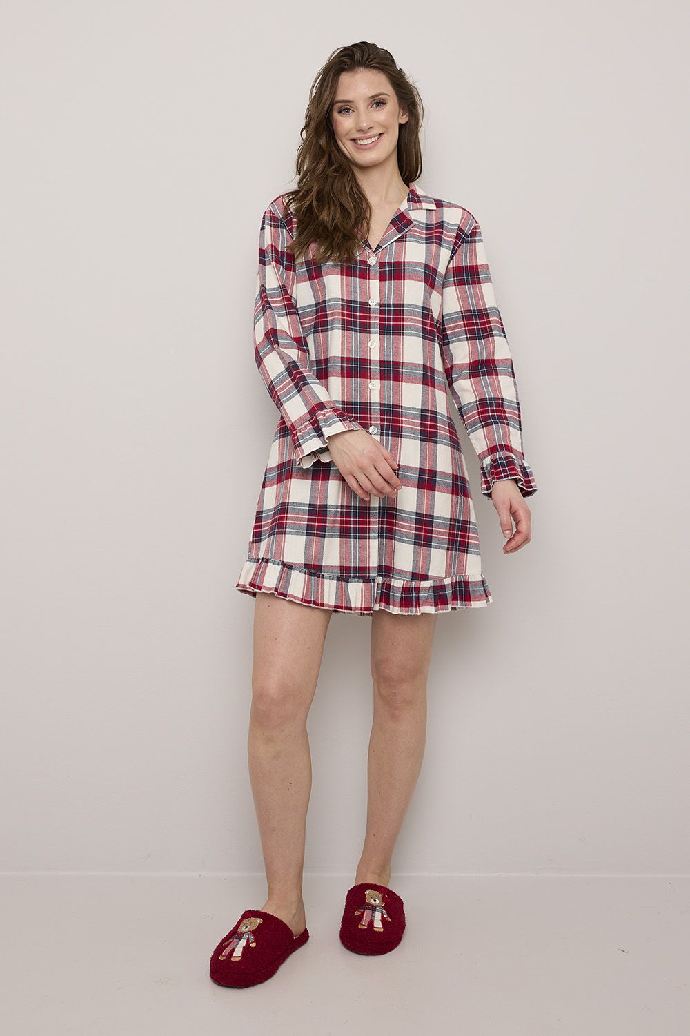 Nattskjorte flanell