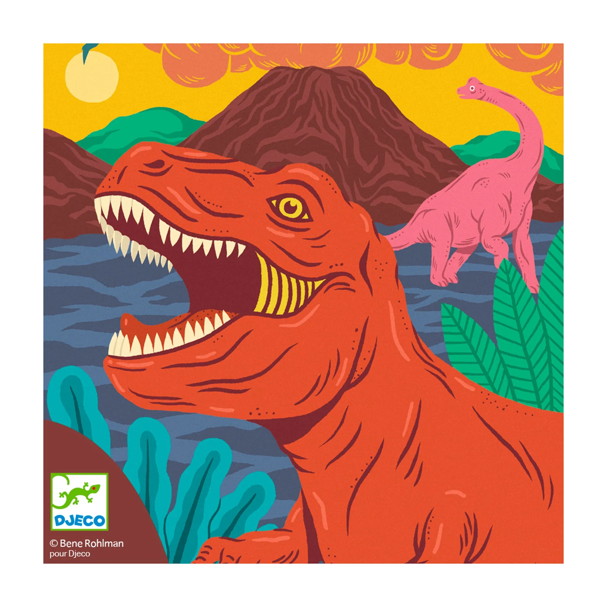 Djeco Cartes à gratter - Le règne des dinosaures