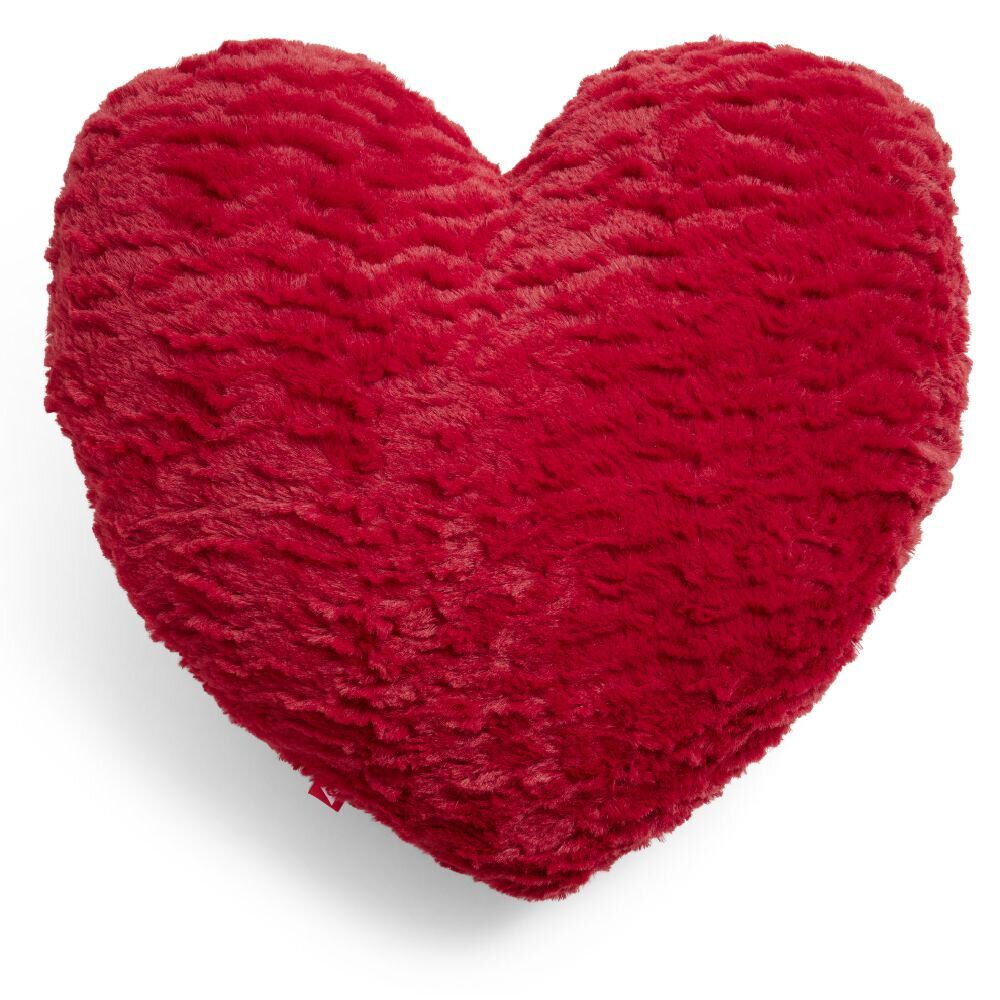 Coussin coeur rouge 40x40cm
