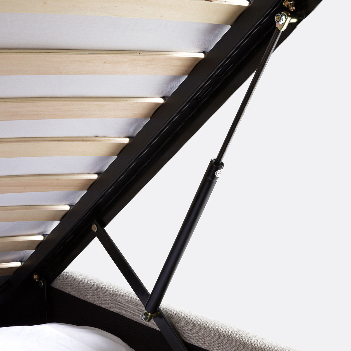 LA REDOUTE INTERIEURS<br>Cama baú com estrado de ripas rebatível, Papilla