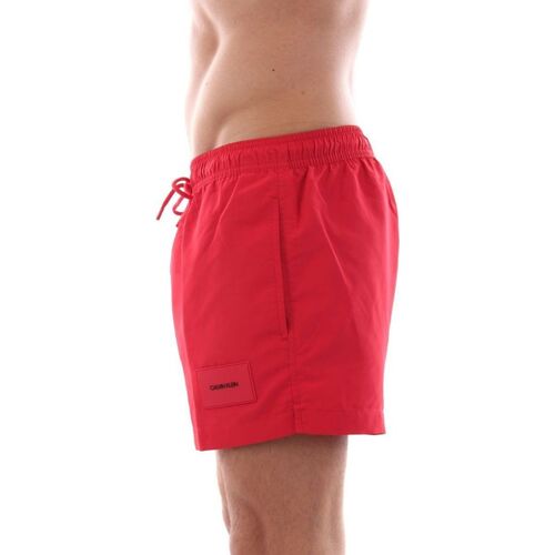 Calvin Klein Jeans - KM0KM00277 SHORT DRAWSTRING-654 LIPSTICK RED Rojo
