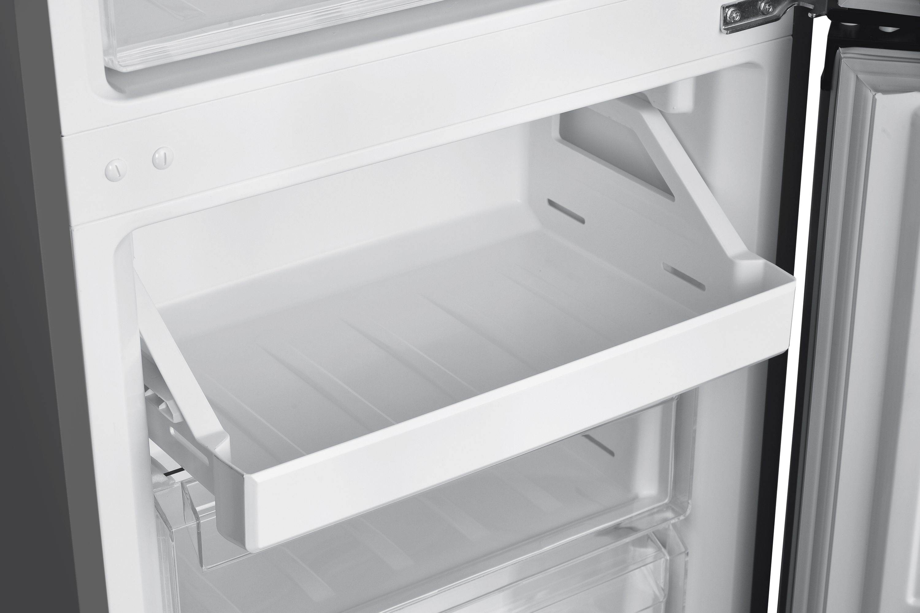 Kühlschrank mit Gefrierer 290L grau