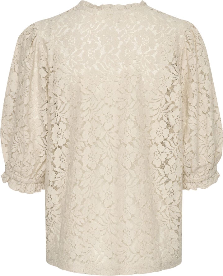 Cream CRKaspis Lace Blouse Ancient scroll