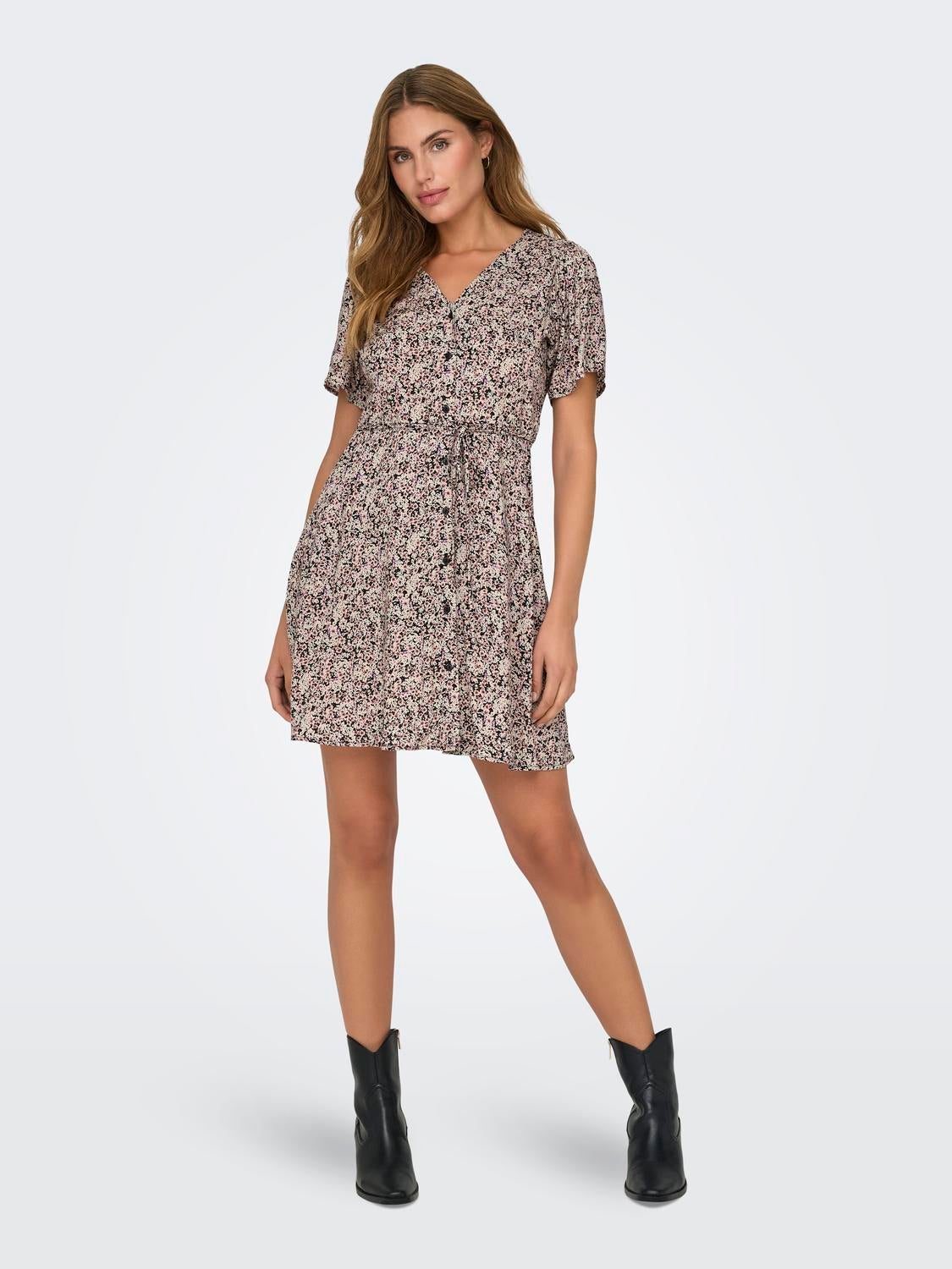 ONLEVIDA Kurzes Kleid Rainy Day