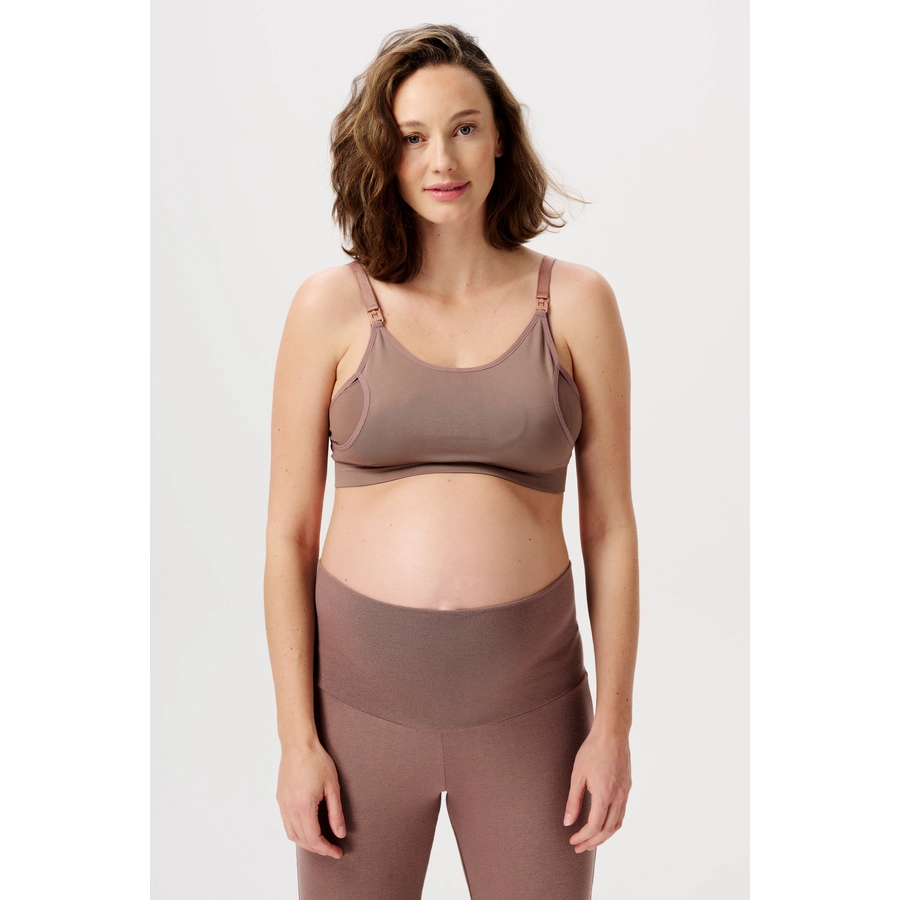 Noppies Nahtloser Still-BH pumping Mae Sensil® Breeze Deep Taupe