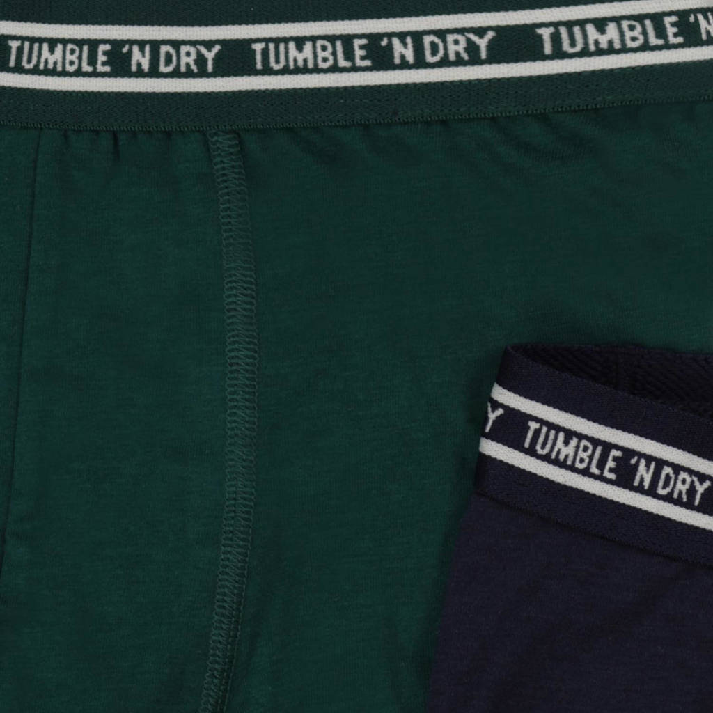 boxershort - set van 2zwart/donkergroen