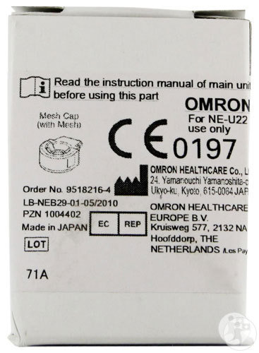 Omron Capuchon Pour Le Nébuliseur De Poche U22 MicroAir 1 Pièce