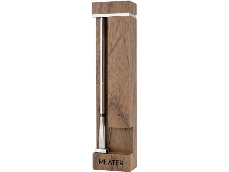 Meater Fleischthermometer ApptionLabs Meater Pro Dunkelbrau Kabelloses und smartes Fleisch-Thermometer für Ofen, Grill, Küche, BBQ Smoker mit Bluetooth 5.2 Coded PHY Long Range Connectivity