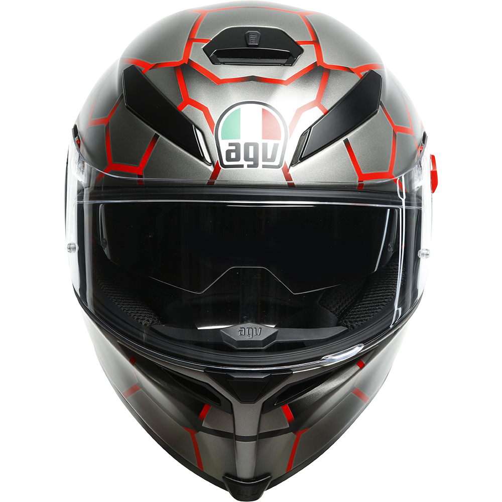 AGV - Casque K5 S Vulcanum Gris / Rouge