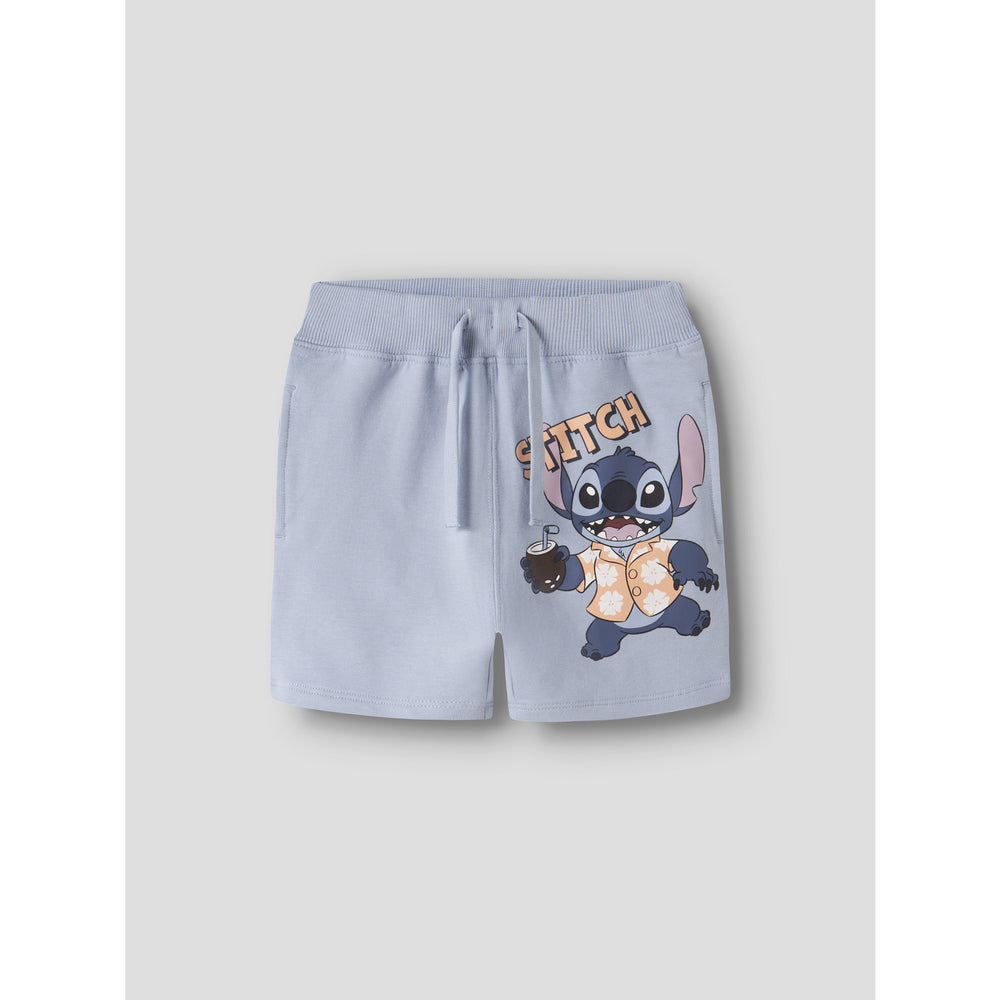 Køb Name It Blue Fog Nmmal Stitch Nreg Long Sw Shorts Unb Wdi