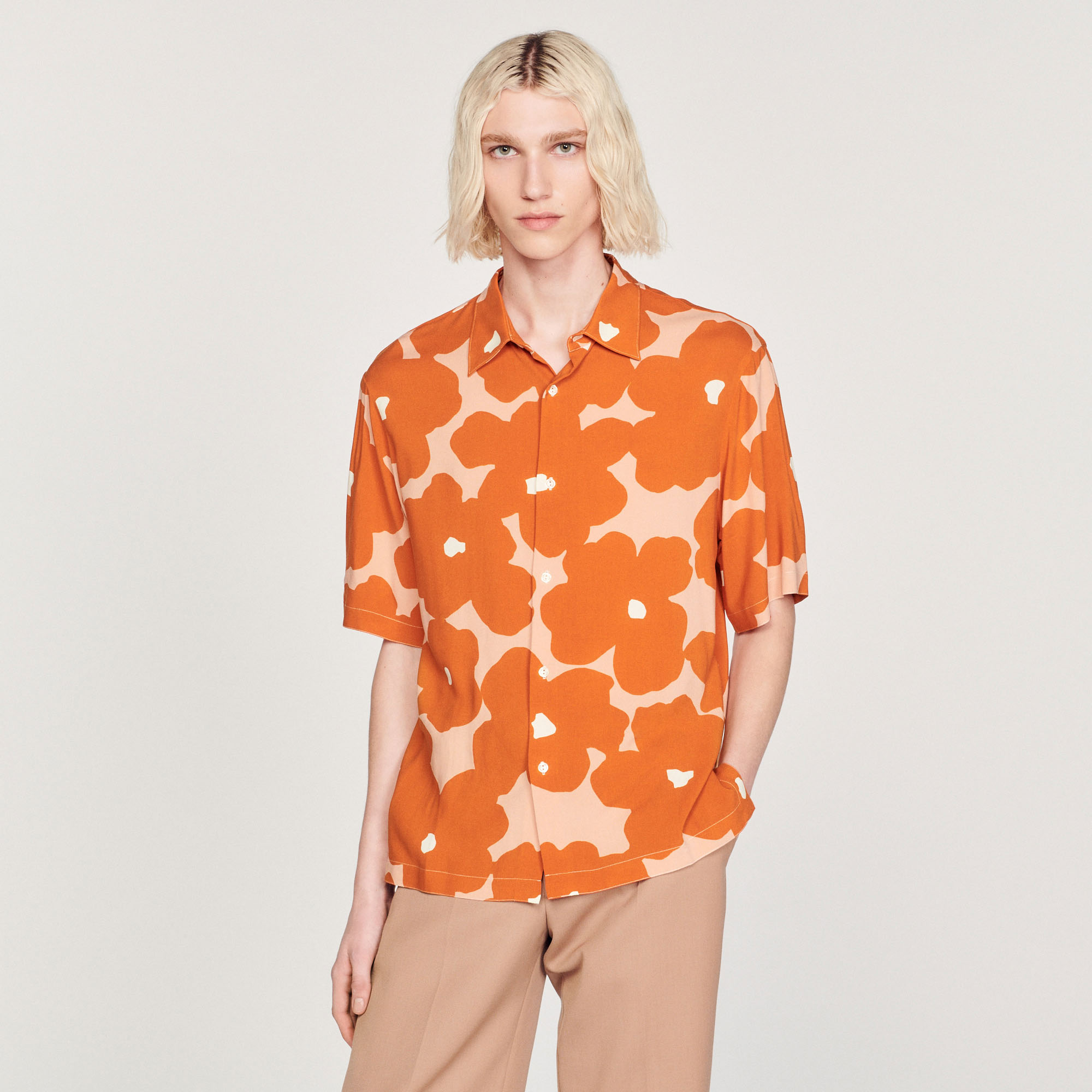 Chemise imprime fleurs