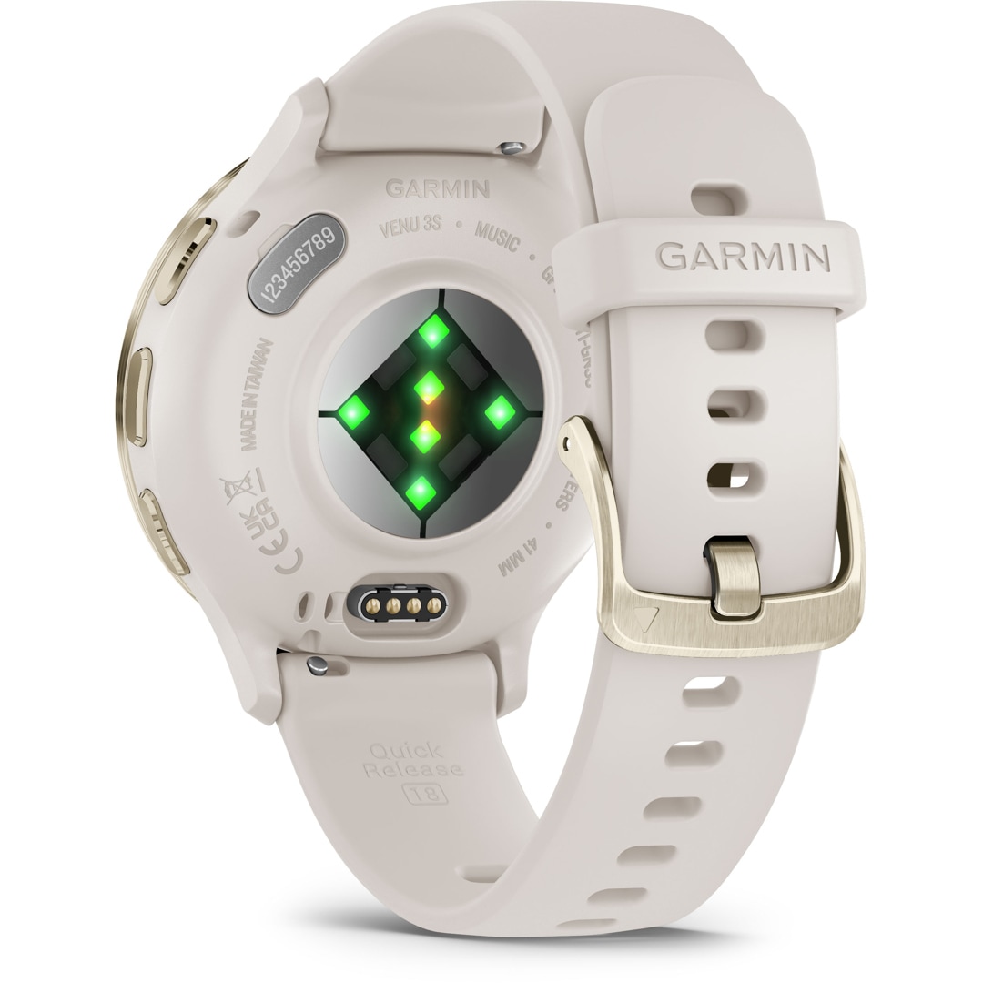 Garmin Venu 3S Smartwatch Elfenbein / Softgold