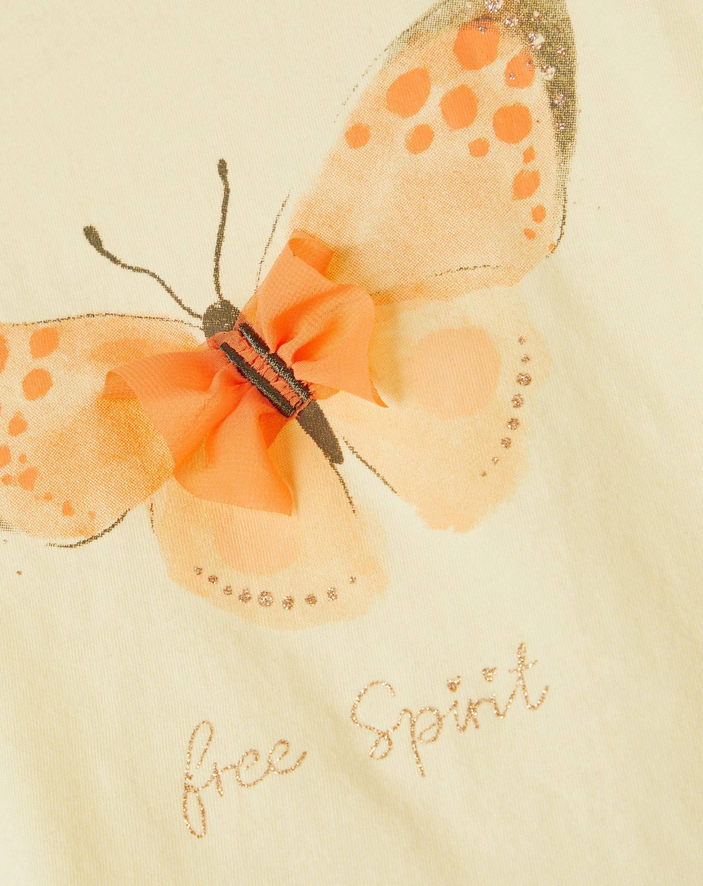 T-Shirt NMFZELINE in double cream