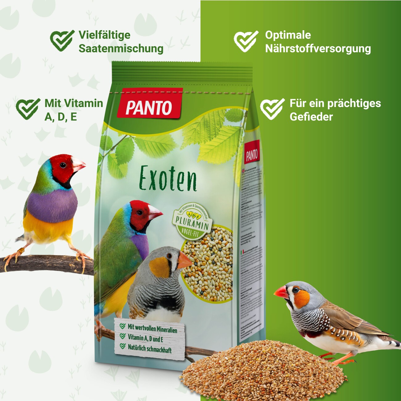 Panto ® Exotenfutter mit Pluramin® 1 kg