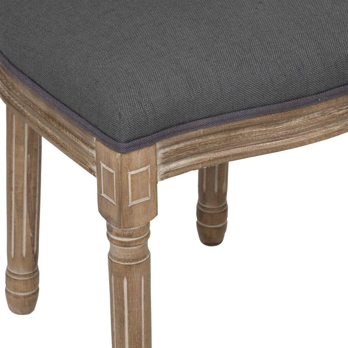 CHAISE CLEON GRIS FONCE
