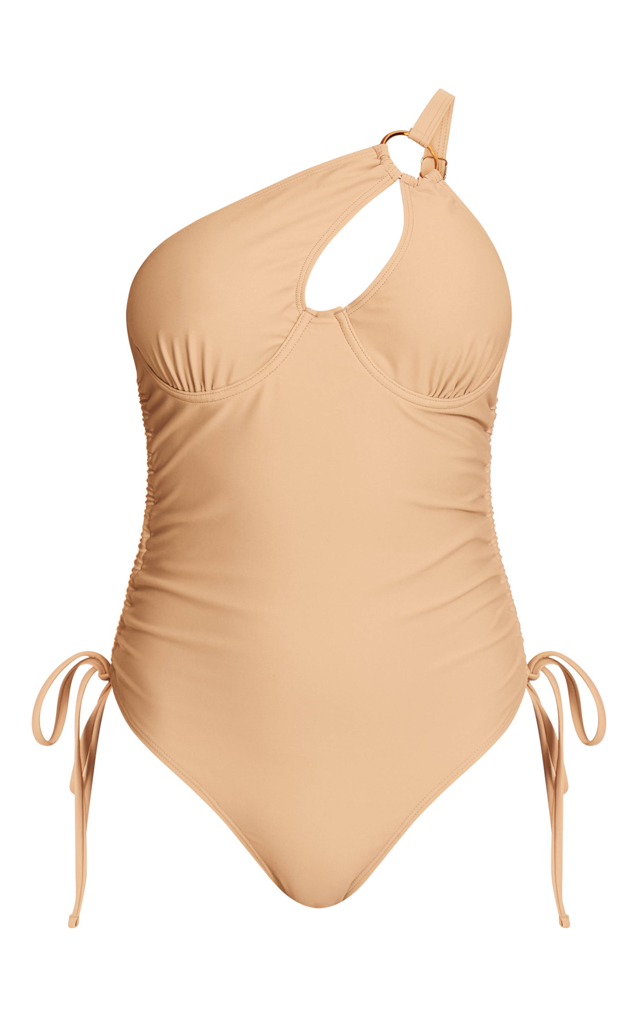 Sable Maillot De Bain Petite Une Épaule Avec Armatures