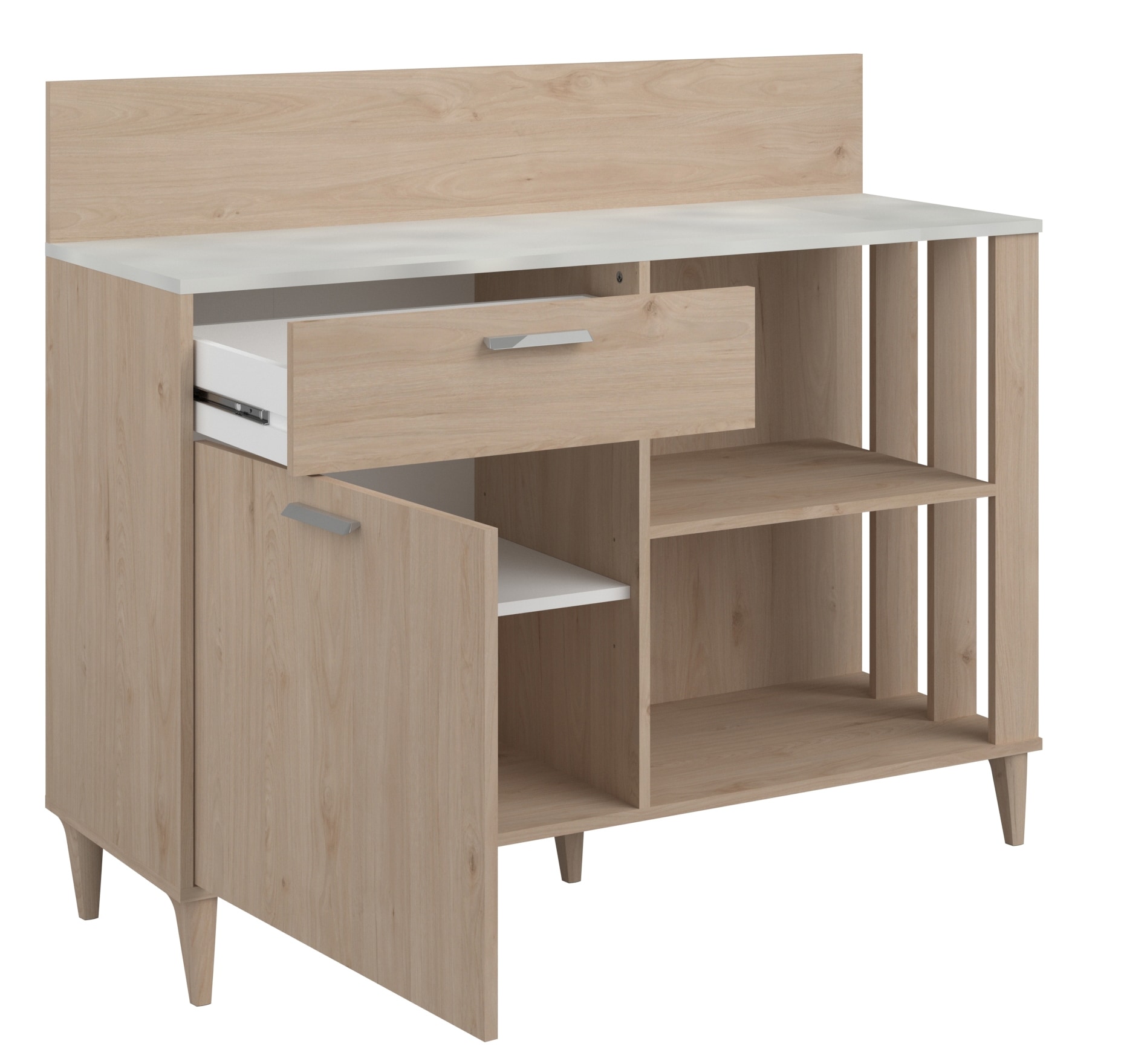 Parisot Beistellschrank GALA 12 Jackson Eiche NB ca. 120x100x41 cm