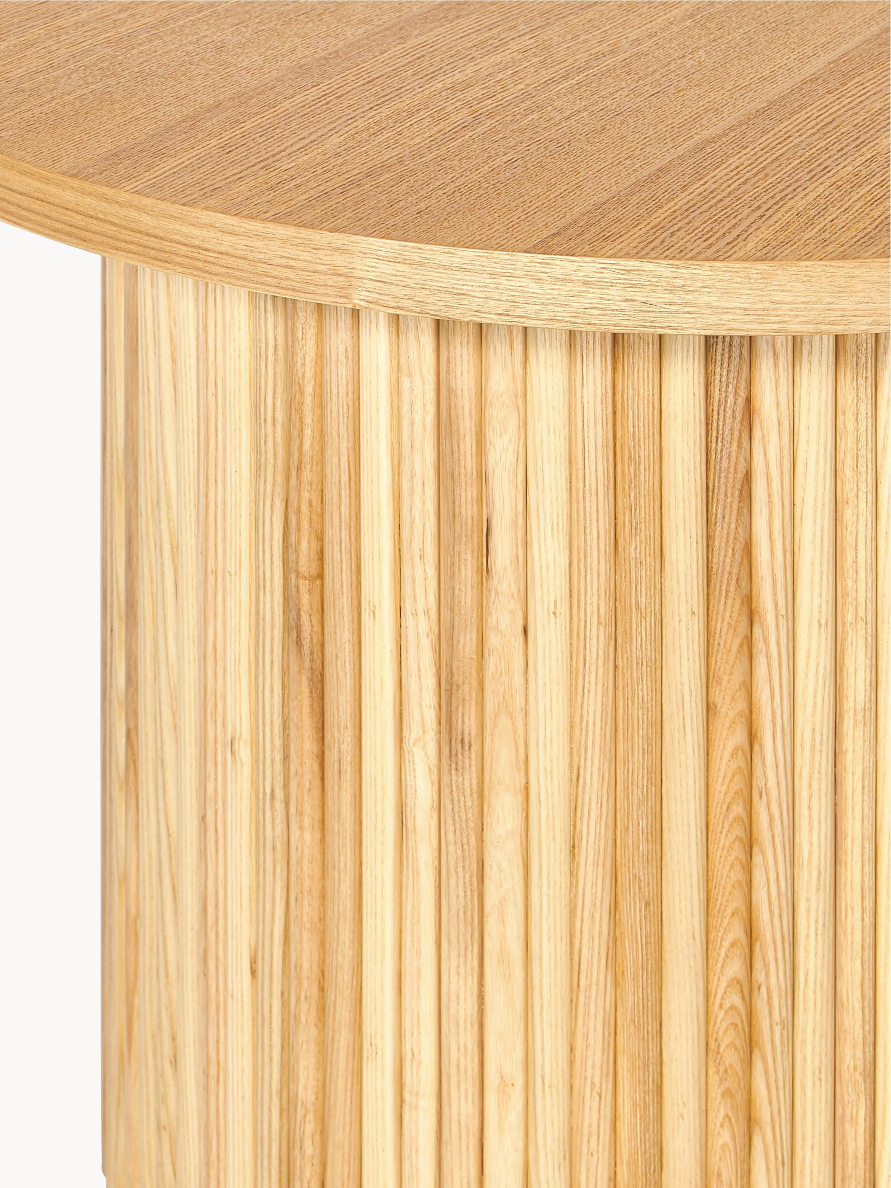 Ronde houten bijzettafel Nele