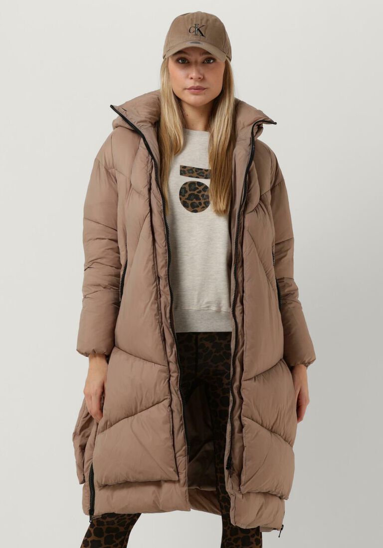 CANADIAN zand canadian gewatteerde jas eugenie recycled long