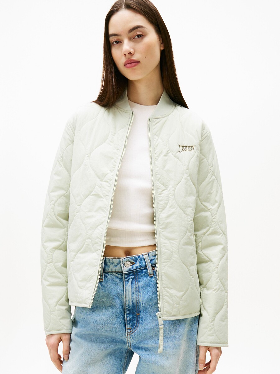 TOMMY JEANS<br>Jaqueta acolchoada com zíper