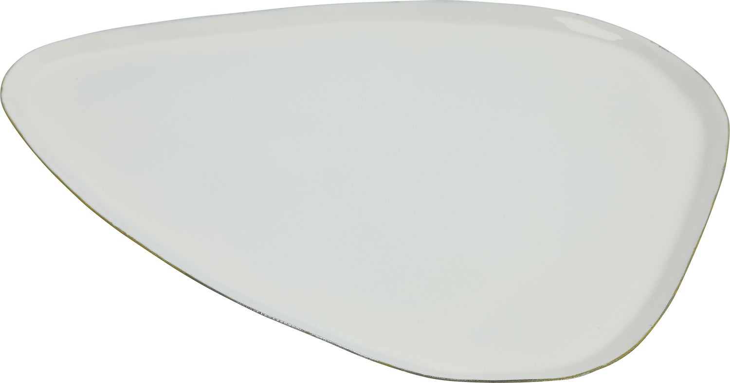 Countryfield decoratieschaal Madras wit 25 x 19 x 1 cm