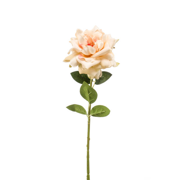 Blokker Kunstbloem Rose Isabelle Spray - 48 cm - Beige