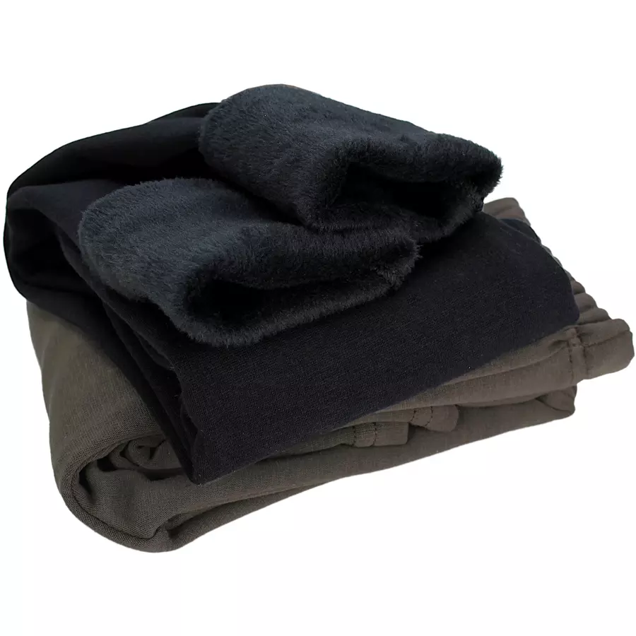 TupTam Mädchen Winter Leggings 2er PACK Gefüttert schwarzbraun