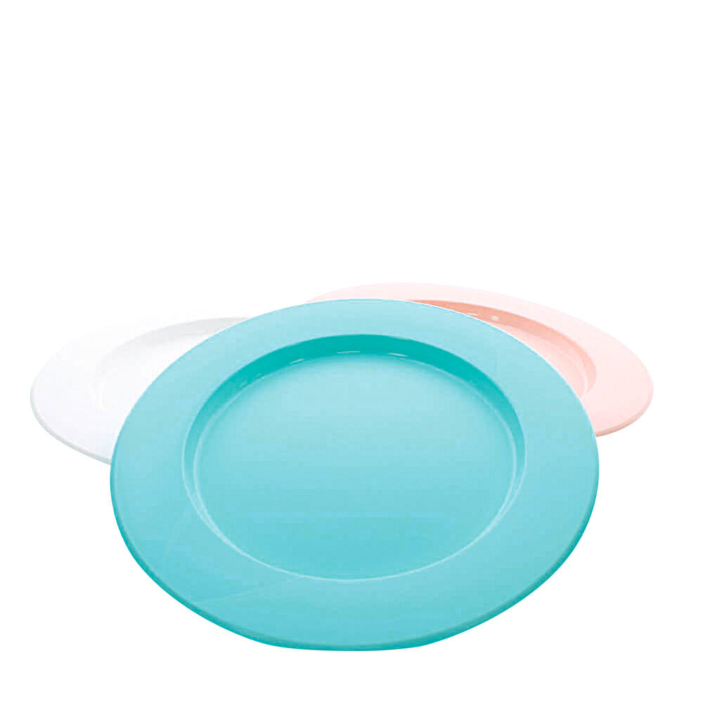 Assiette plastique coloré Ø 24 cm
