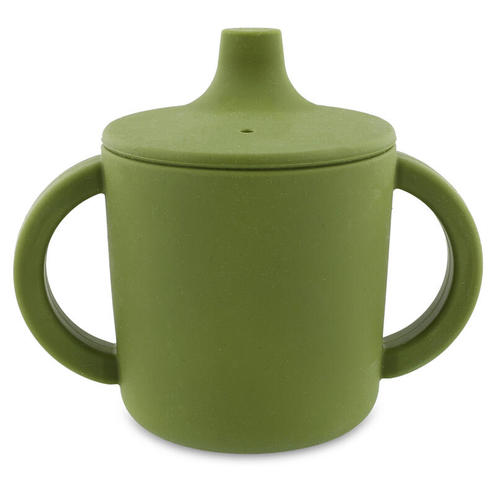 Tasse d'apprentissage en silicone Mr. Dino - Vert - TRIXIE