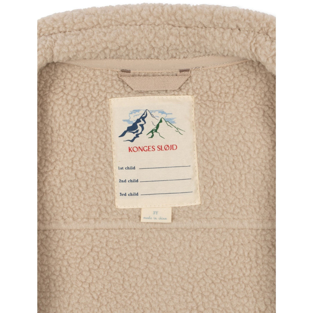 Køb Konges Sløjd Oxford Tan Flynn Fleece Jakke Grs