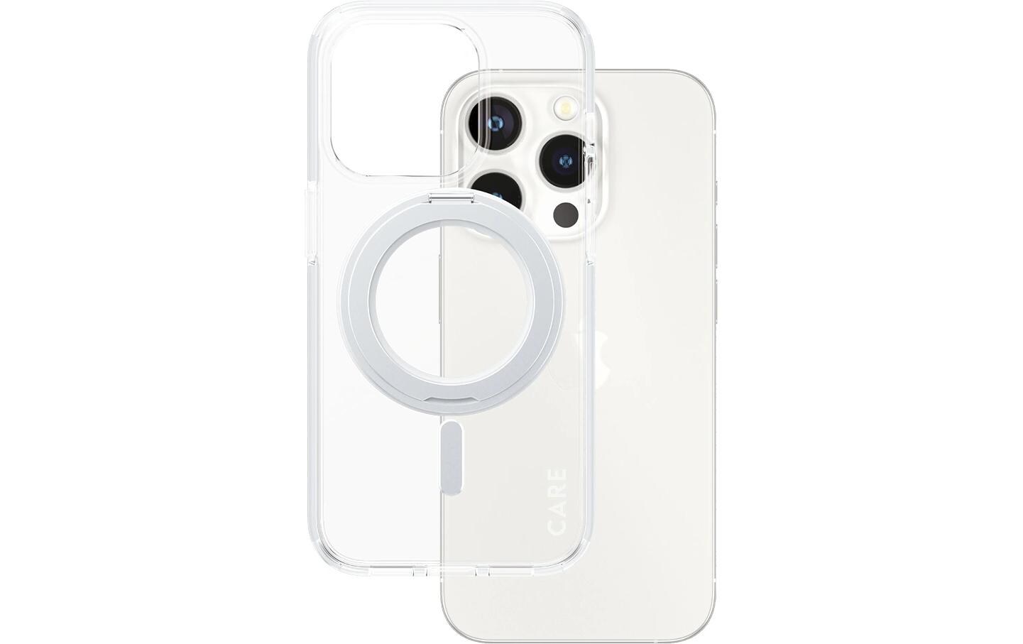 Back Cover Feature Kickstand iPhone 15 Pro SilberSchutzhülle für das Apple iPhone 15 Pro