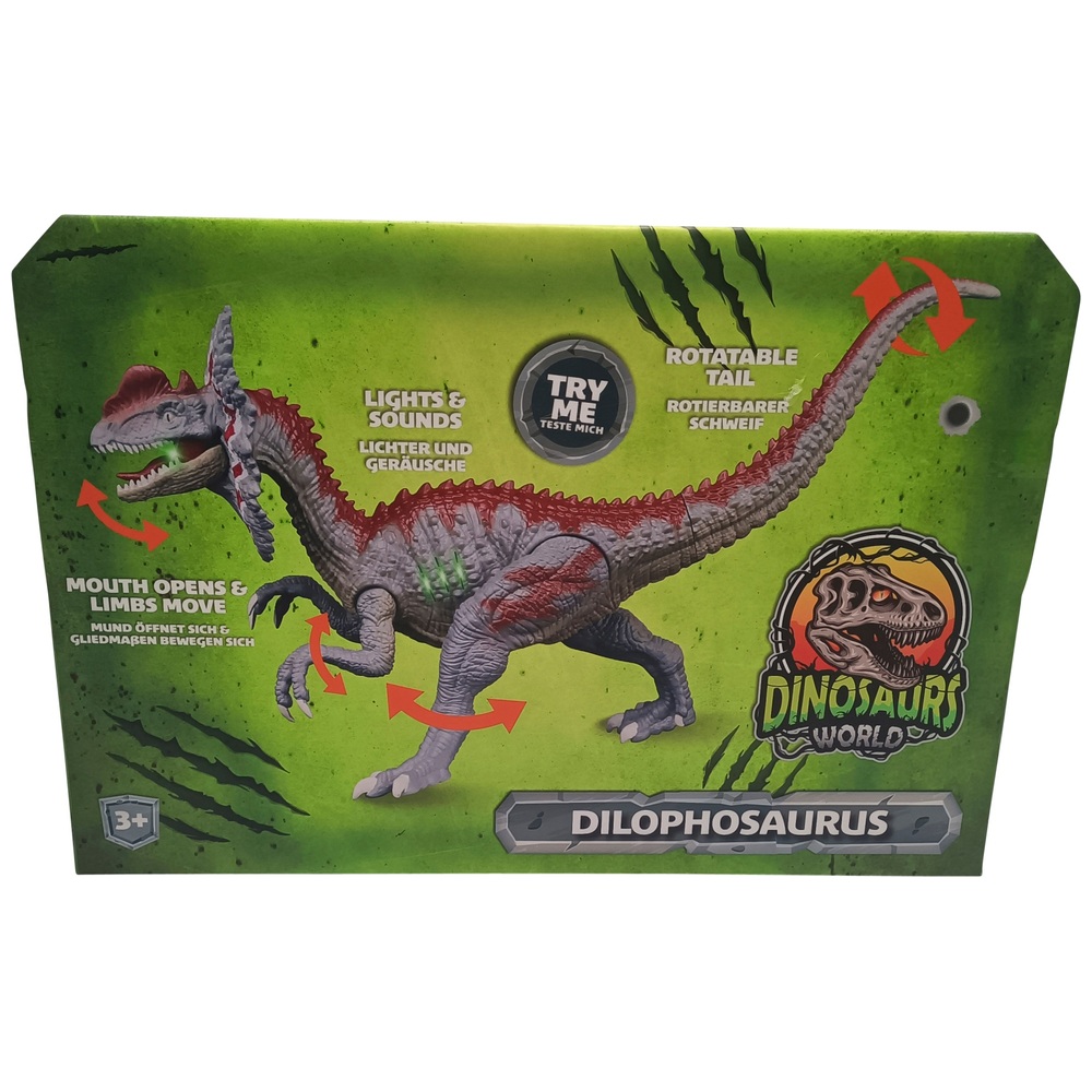 Dilophosaurus mit Licht und Sound