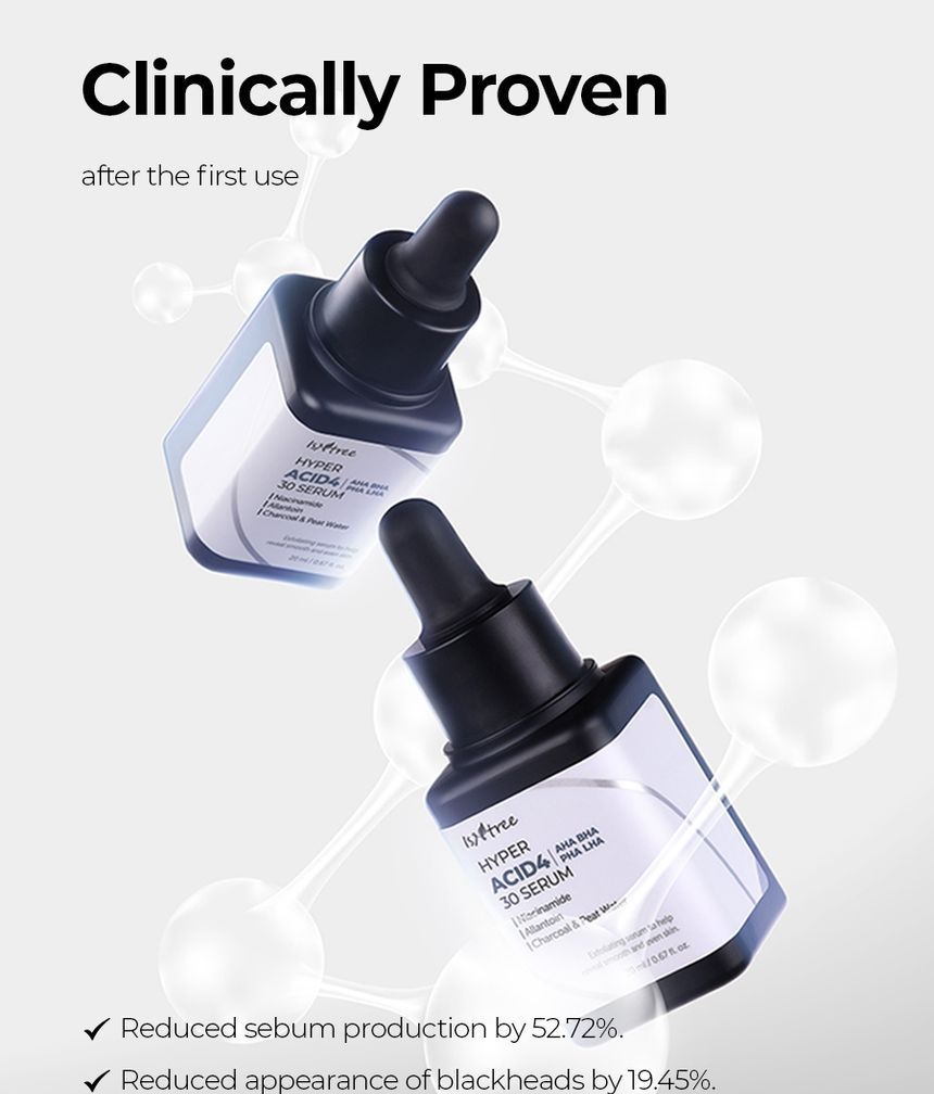 Isntree - Hyperzuur 4 AHA BHA PHA LHA 30 serum