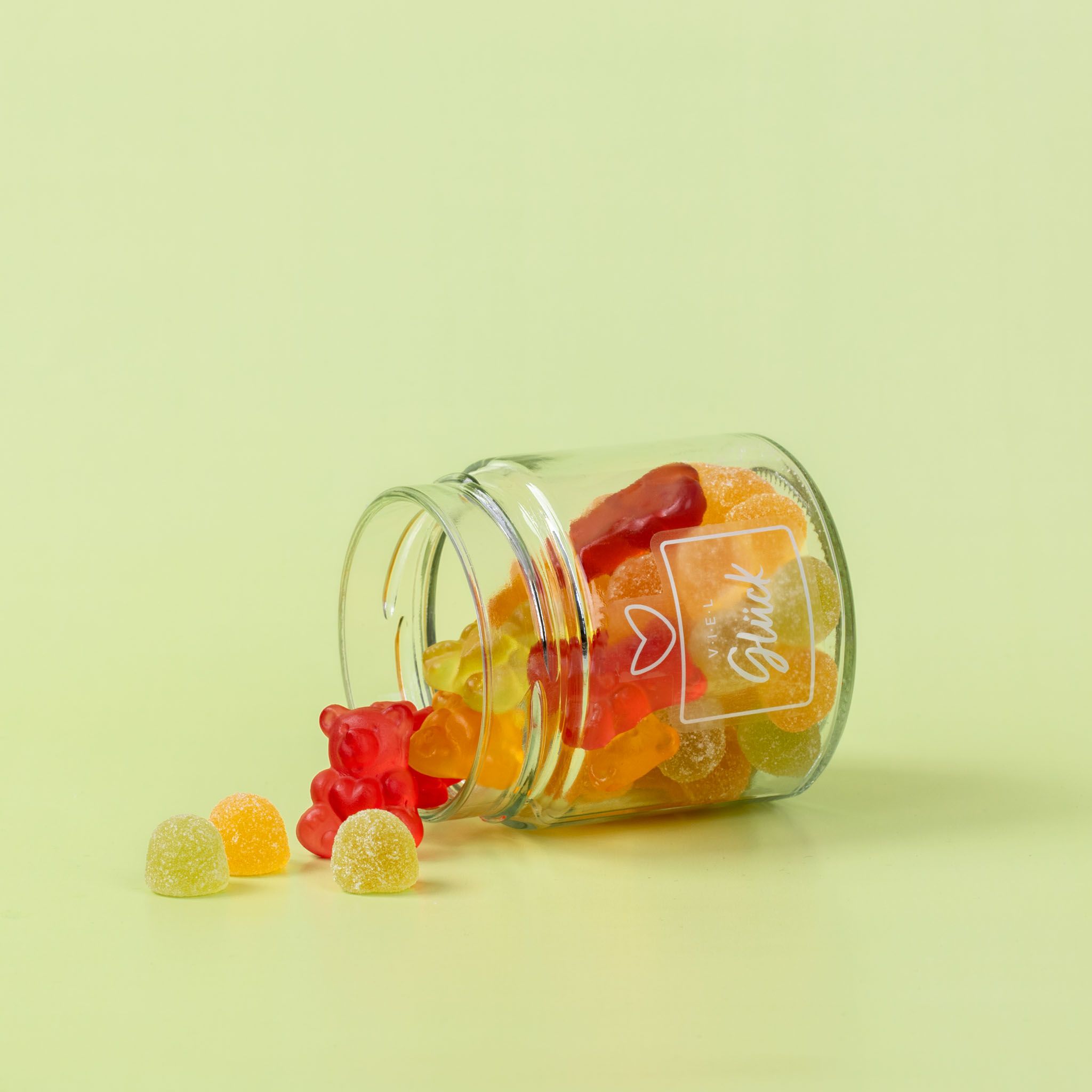 naschlabor Fruchtgummi Viel Glück