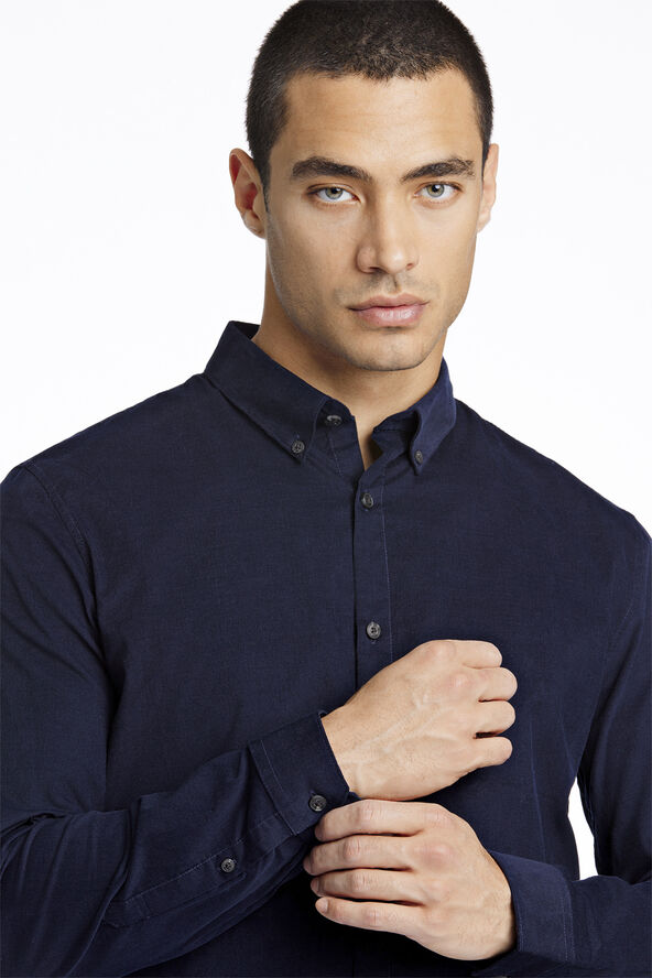 Lindbergh Fine corduroy shirt L/S Navy