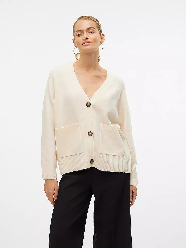 VERO MODA Cardigan VMBOOM creme