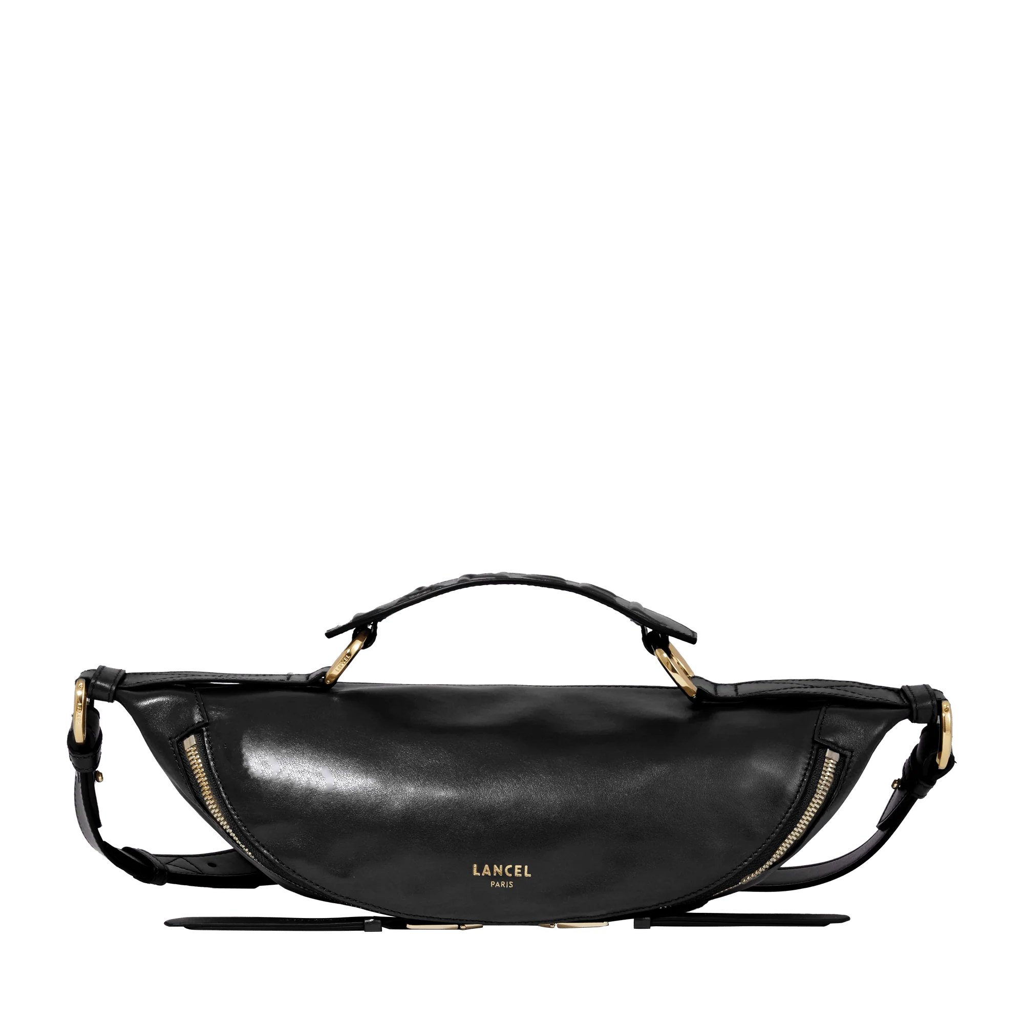 Sac porté croisé S Origami de Lancel-Noir