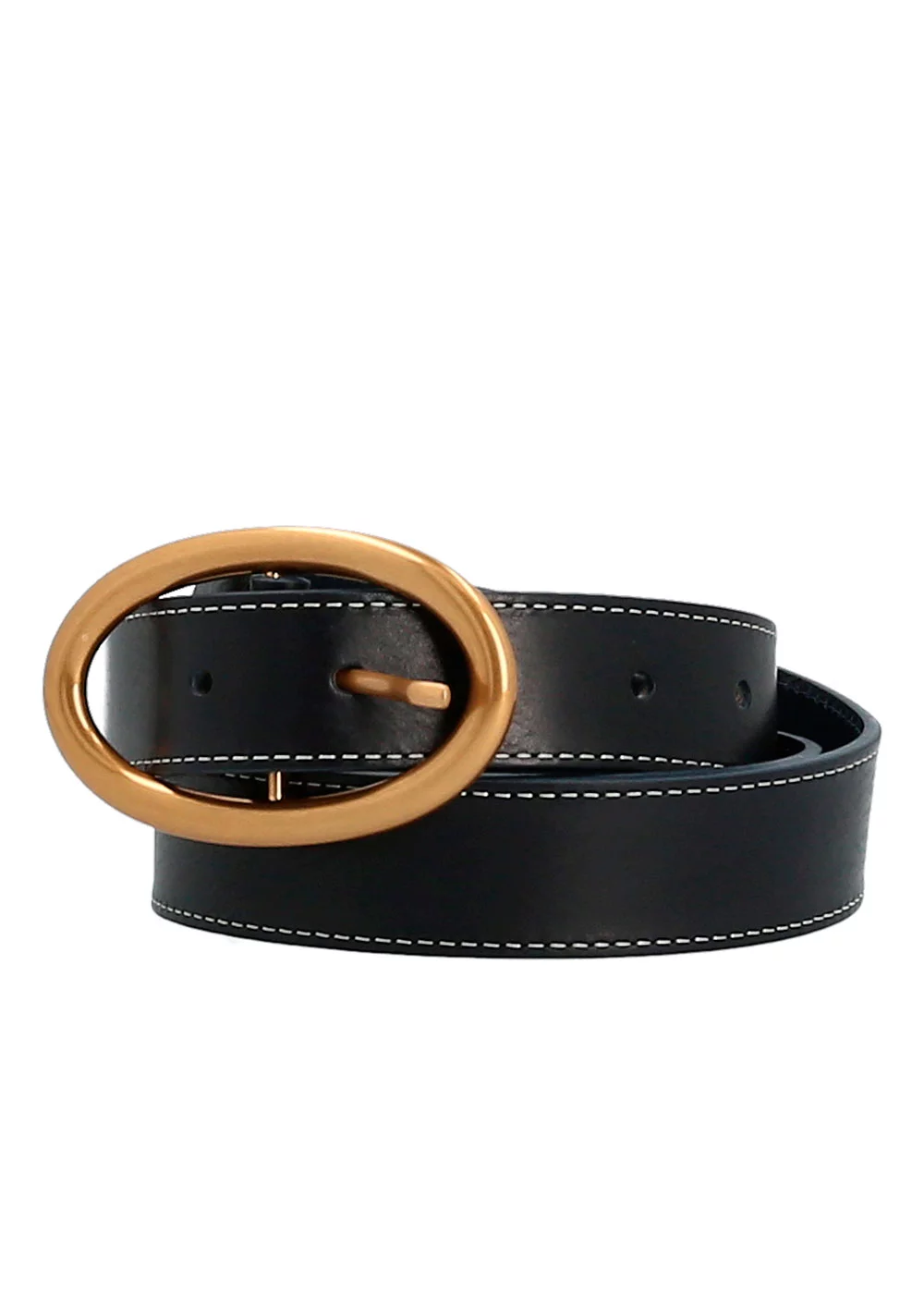 CEINTURE CHARLOTTEVILLE CUIR MARINE