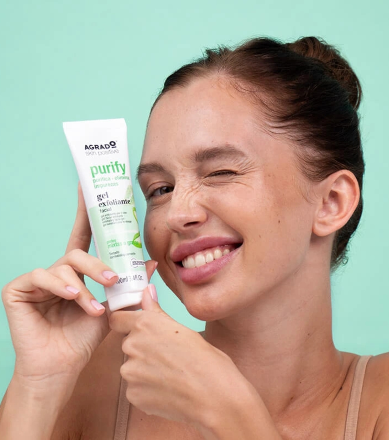 Agrado - Gel Esfoliante Facial Purify  - Pele Mista a Oleosa