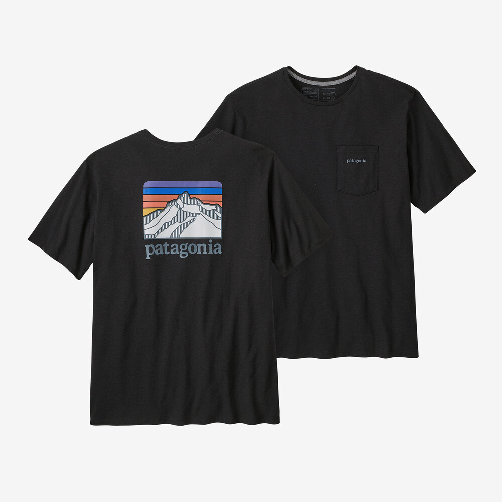 Herren Line Logo Ridge Pocket Responsibili-Tee