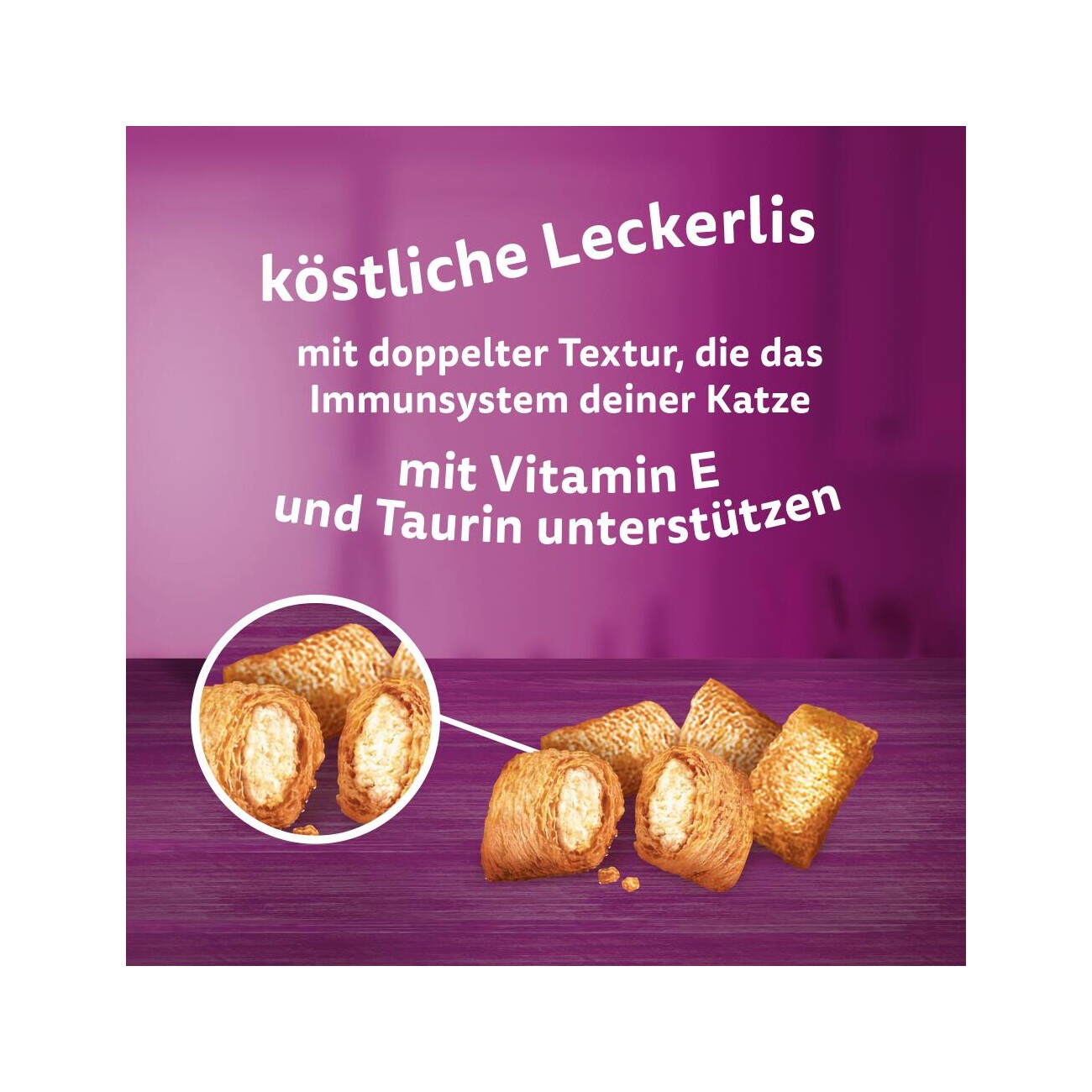 Whiskas Snacks, Vitamin E-xtra, Huhn 6x50 g